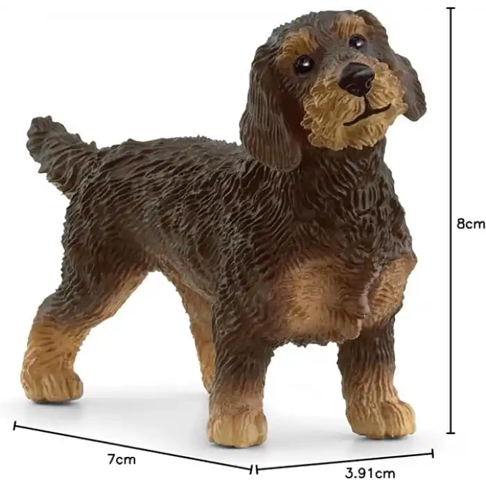 SCHLEICH Tel Tüylü Dachshund, Oyuncak Figür