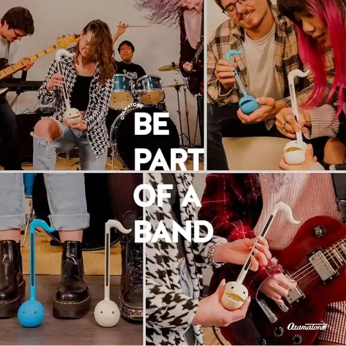 Otamatone Regular Elektronik Müzik Enstrümanı (Beyaz)