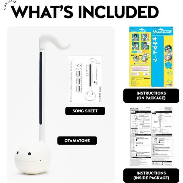 Otamatone Regular Elektronik Müzik Enstrümanı (Beyaz)