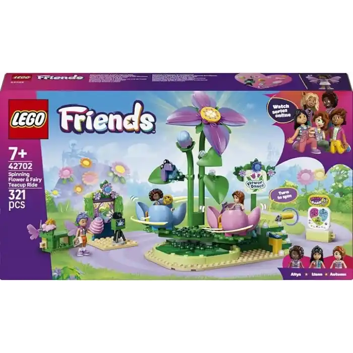 LEGO Friends Dönen Çiçek ve Peri Fincanı 42702
