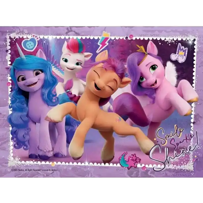 Ravensburger, 4 Puzzle Tek Kutuda My Little Pony, Çocuk Puzzle