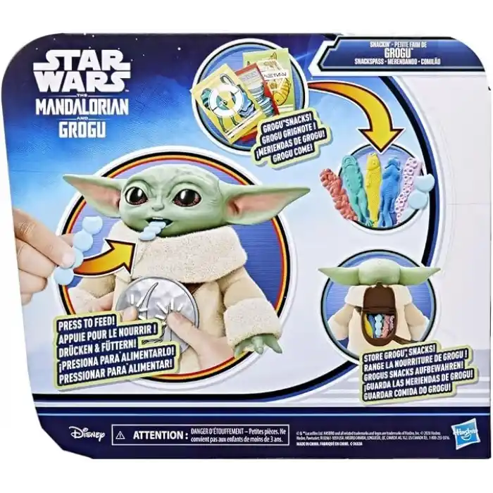 Star Wars Snackin Grogu 16,5 cm Aksiyon Figürü