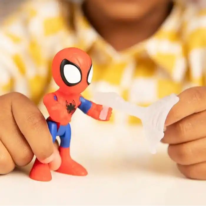 SPIDEY AND HIS AMAZING FRIENDS Marvel, Iron Man ve Müthiş Arkadaşları Örümcek ve Demir Adam: Avengers Takım Oluşturma, 3 İnç Aksiyon Figürü Seti, 3+
