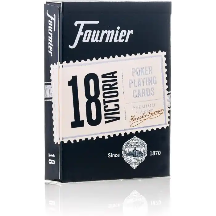 Fournier Poker Oyun Kartları Nº 18, Standart Endeks, Kırmızı veya Mavi