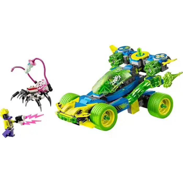 LEGO DREAMZzz Mateo ve Z-Blob Aksiyon Yarış Arabası 71491-8 Yaş ve Üzeri Kız ve Erkek Çocukları için Yaratıcı Oyuncak Araç Yapım Seti, Doğum Günü Hediyesi (485 Parça)