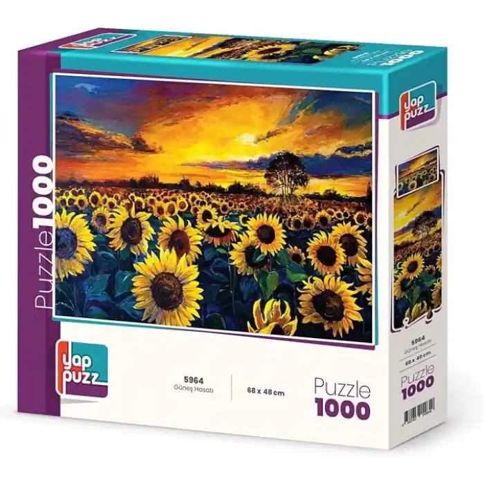 Yappuzz Güneş Hasatı 1000 Parça Puzzle