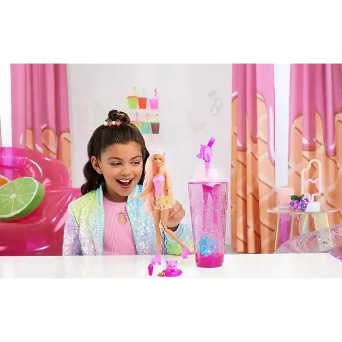 Barbie Pop Reveal Bebek Meyve Serisi Çilekli Limonatalı, 3 Yaş Ve Üzeri
