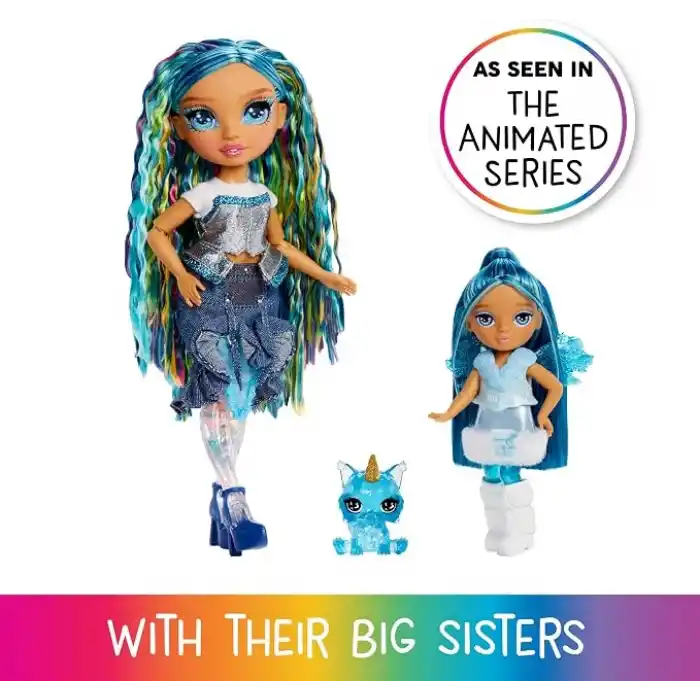 MGAE Entertainment RH Littles Gökkuşağı Perisi Bebekleri Sapphire Bradshaw Oyuncak