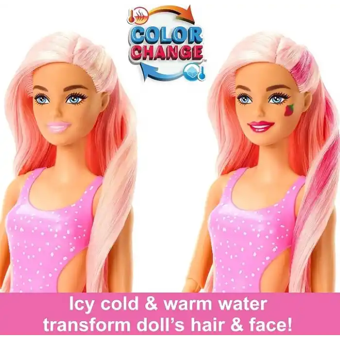 Barbie Pop Reveal Bebek Meyve Serisi Çilekli Limonatalı, 3 Yaş Ve Üzeri