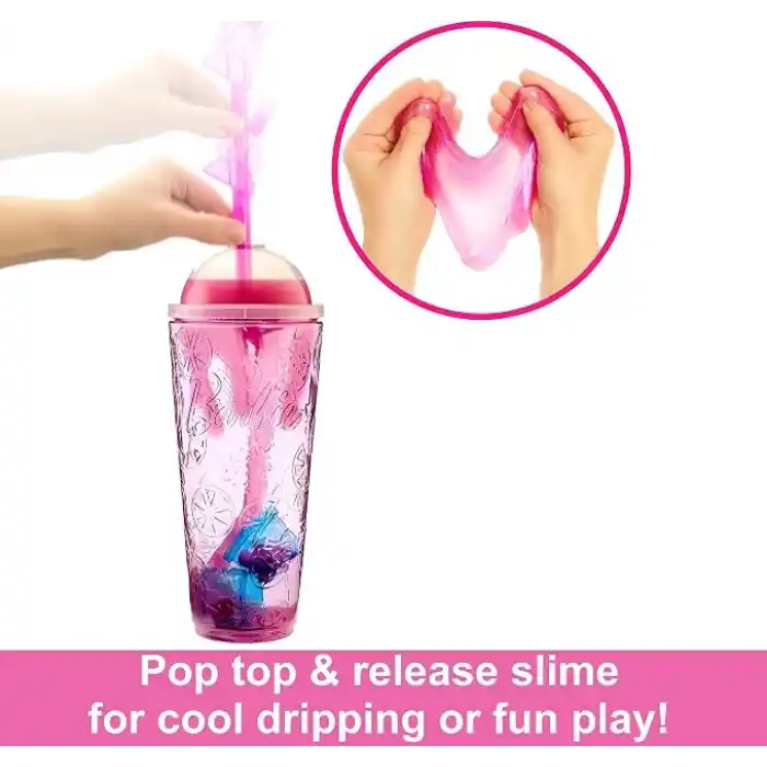 Barbie Pop Reveal Bebek Meyve Serisi Çilekli Limonatalı, 3 Yaş Ve Üzeri