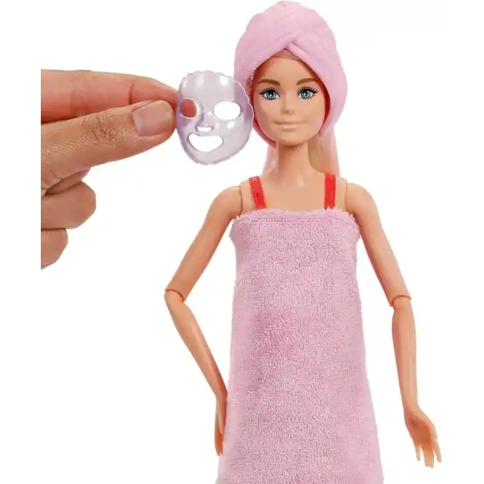 Barbie Parti Paketi bebek ve aksesuarlar, Muhteşem Parti serisi, renk değişimi dahil 10 sürpriz, kırmızı renk ve ışıltı teması, JFY68
