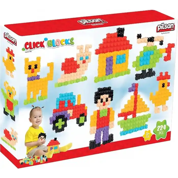 Pilsan Çıt Çıt Bloklar (224 Parça)