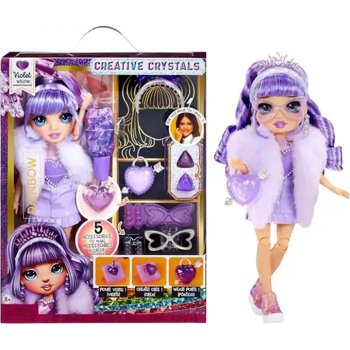 MGAE, Rainbow High Violet - Kristal Serisi Bebeği, Rainbow High