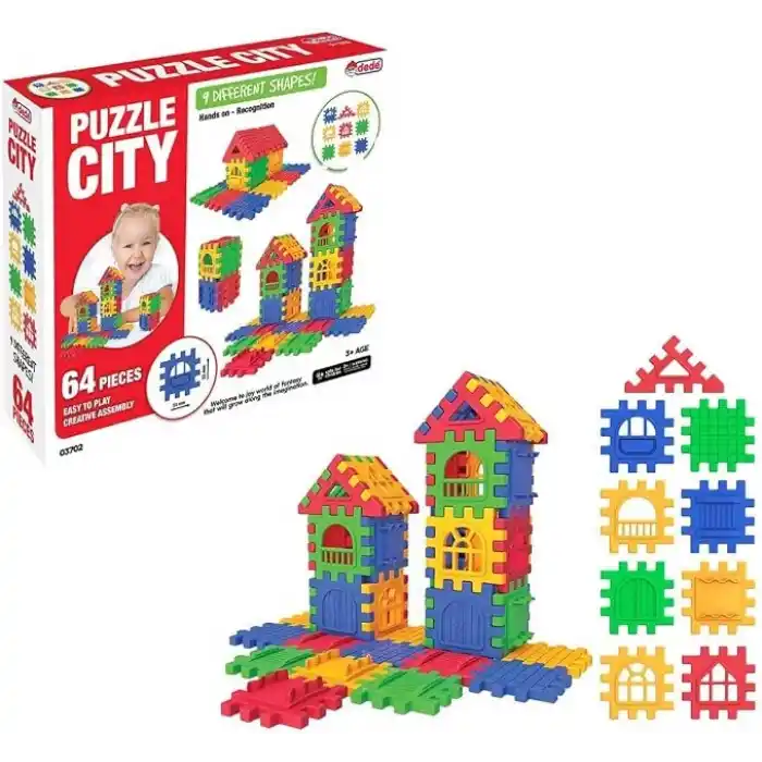 Puzzle City 64 Parça