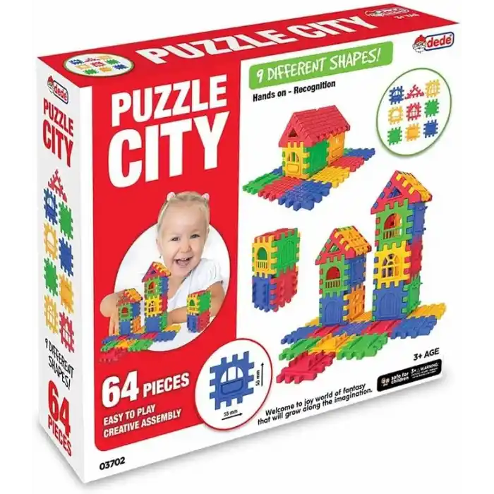 Puzzle City 64 Parça