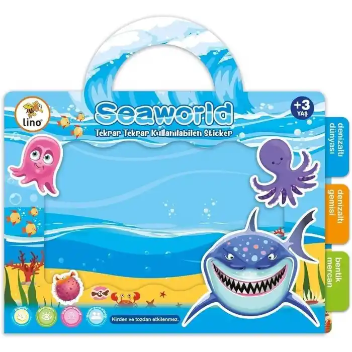 Lino Tekrar Tekrar Kullanılabilen Sticker Seaworld