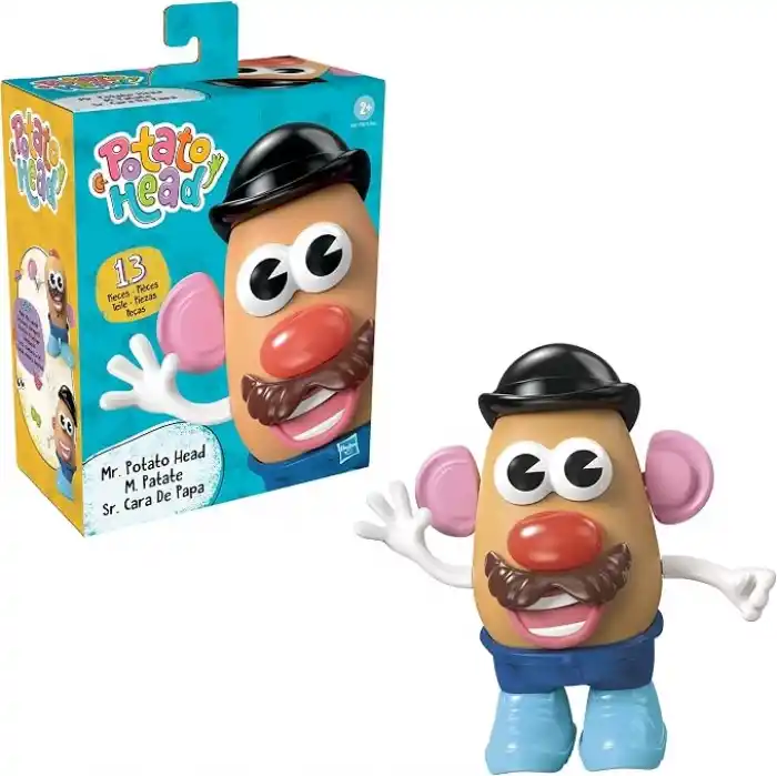 Potato Head Bay Patates Kafa Seti, 13 Ürün ve Parça, 2 Yaş ve Üzeri Kız ve Erkek Çocukları için Okul Öncesi ve Bebek Oyuncakları