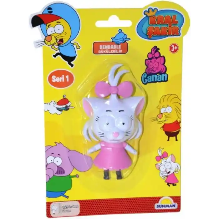 Sunman 02971 Kral Şakir Bendable Bükülebilir Figür Canan 11 cm