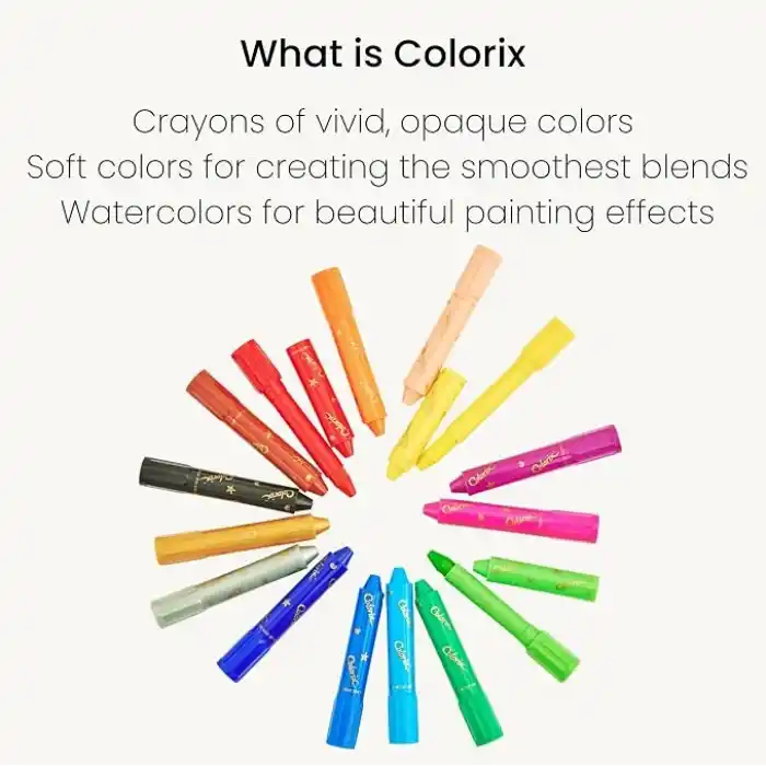 Colorix, Amos Crx5Pc12 Colorix Üçü Bir Arada 12li Pp Kutu, Çok Renkli
