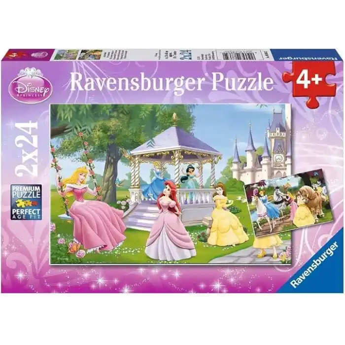 Ravensburger WD - BÜYÜLÜ PRENSESLER - 2x24p PUZZLE - 88652