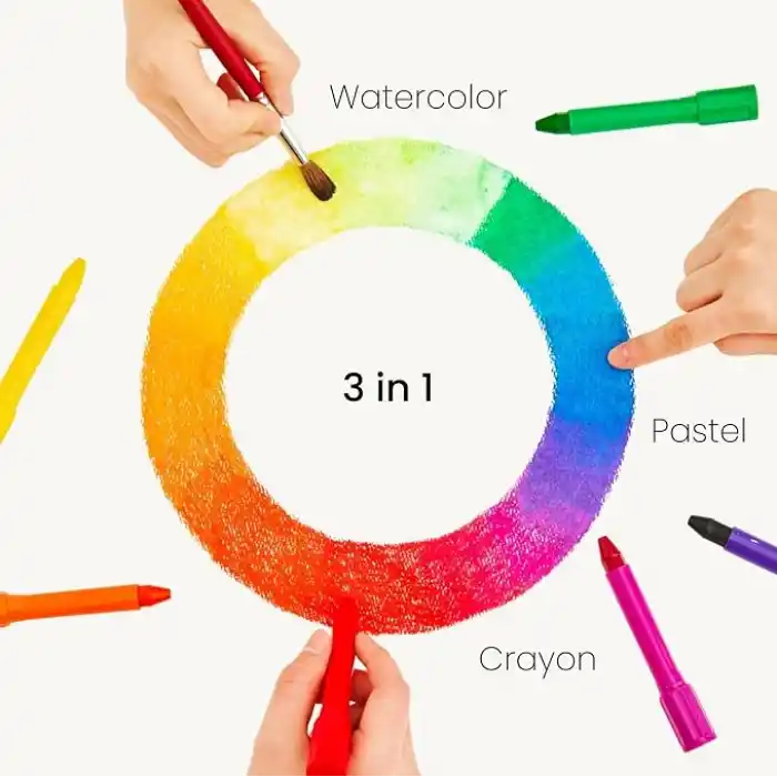 Colorix, Amos Crx5Pc12 Colorix Üçü Bir Arada 12li Pp Kutu, Çok Renkli