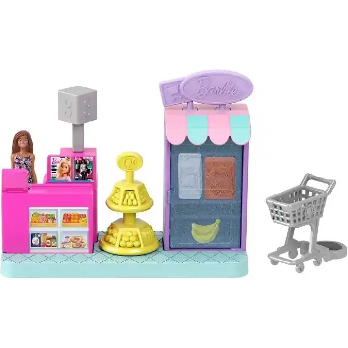 Mini BarbieLand Bebek ve Oyun Seti JCR29 - Süpermarket Jcr33