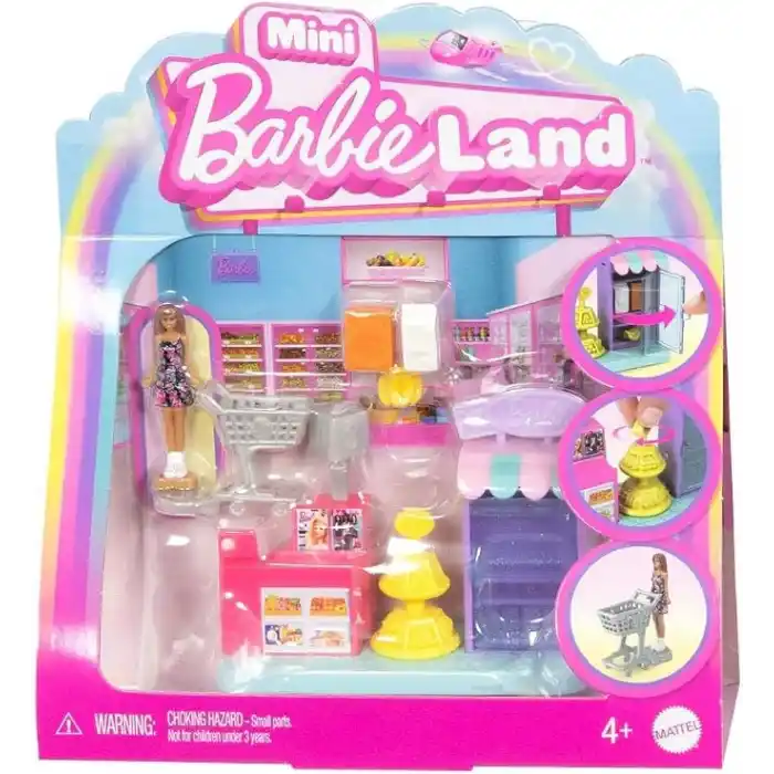 Mini BarbieLand Bebek ve Oyun Seti JCR29 - Süpermarket Jcr33