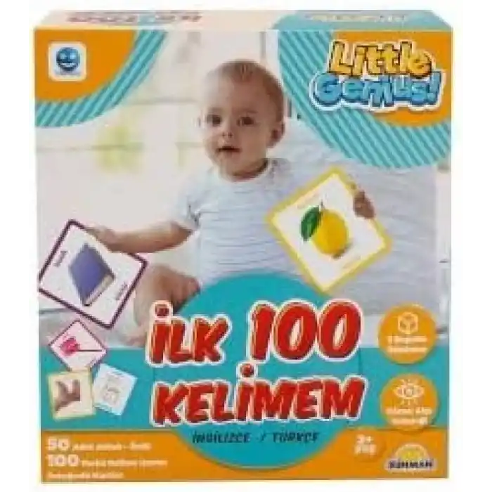 SUNMAN İlk 100 Kelimem Türkçe/Ingilizce 50 Parça