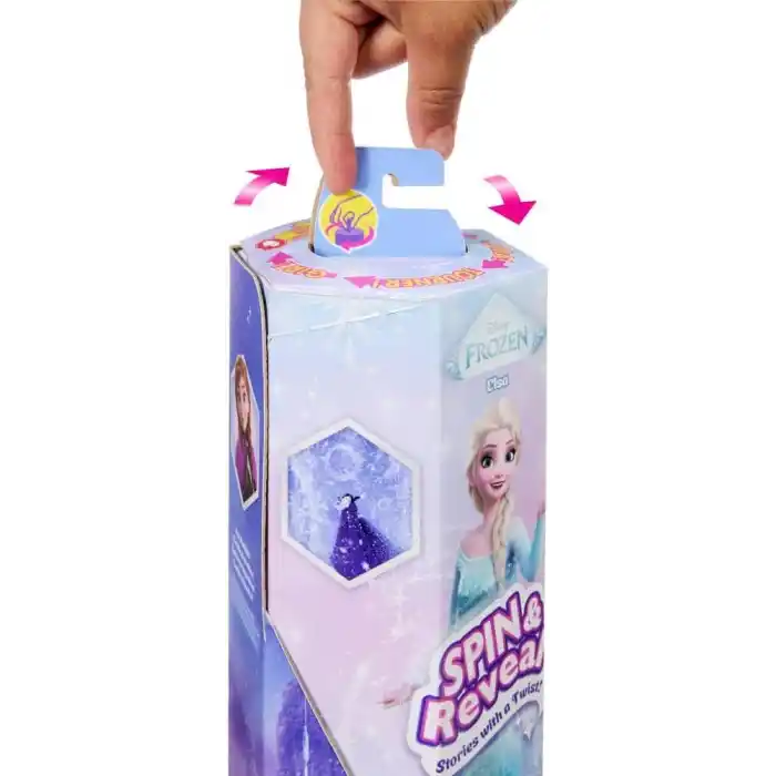Disney filminden ilham alan Mattel Disney Karlar Ülkesi Eğlenceli Sürprizler Elsa bebek seti, 5 aksesuar, 5 çıkartma ve 1 oyun alanı içeren 11 sürpriz, JBG59
