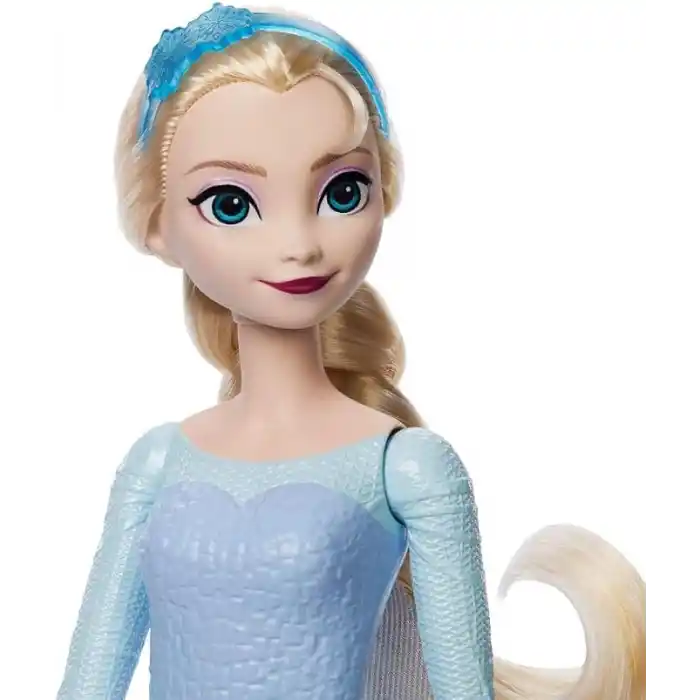 Disney filminden ilham alan Mattel Disney Karlar Ülkesi Eğlenceli Sürprizler Elsa bebek seti, 5 aksesuar, 5 çıkartma ve 1 oyun alanı içeren 11 sürpriz, JBG59