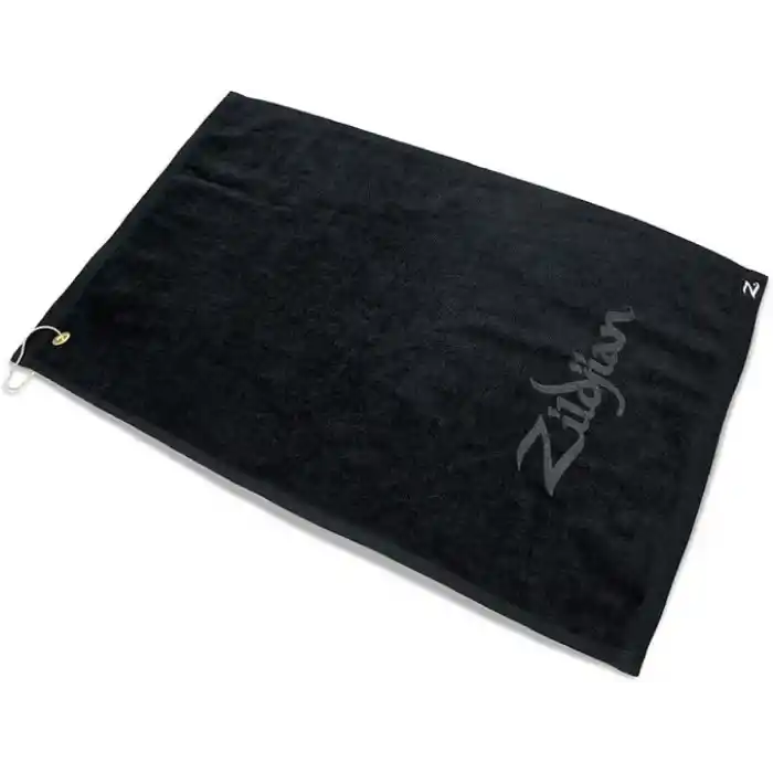 Avedis Zildjian Company Zildjian Black Drummers el havlusu (ZTOWEL) 40,6 x 12,7 cm