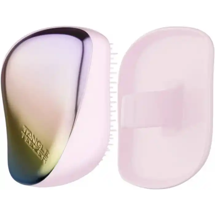 Tangle Teezer Compact Styler Matte Ombre Chrome Saç Fırçası - Seyahat ve Çanta Boy Tarak