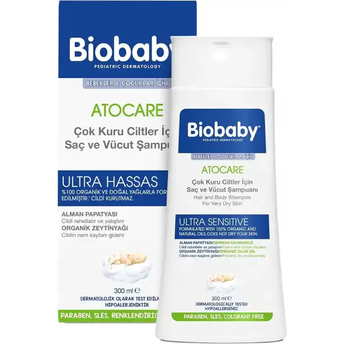 Biobaby Atopik Ciltler İçin Şampuan 300 Ml