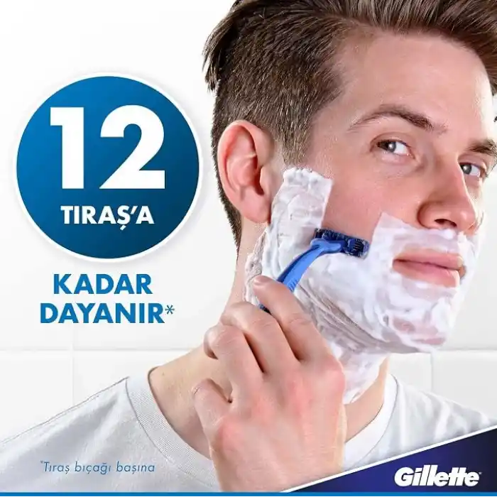 Gillette Blue3 Cool Kullan At Erkek Tıraş Bıçağı 6li
