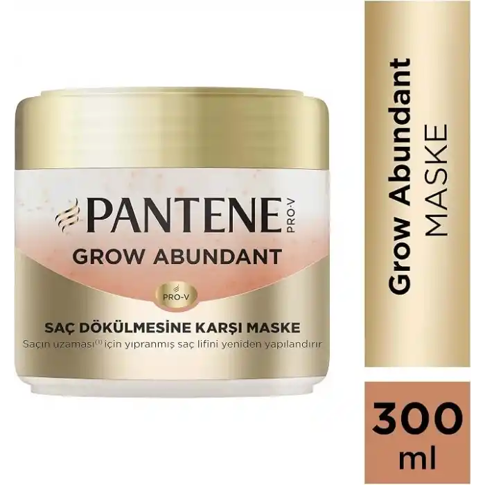 Pantene Grow Abundant Saç Dökülmesine Karşı Saç Maskesi 300 ml