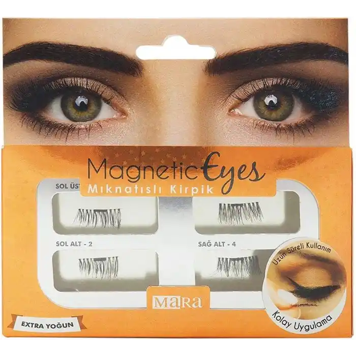 Mara Kozmetik Magnetic Eyes Mıknatıslı Kirpik Extra Yoğun, Siyah