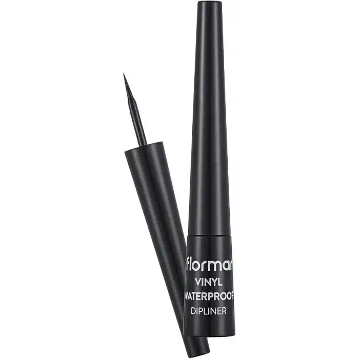Flormar Suya Dayanıklı Parlak Dipliner (SİYAH) - Waterproof Dipliner - 001 Black - 8690604536498