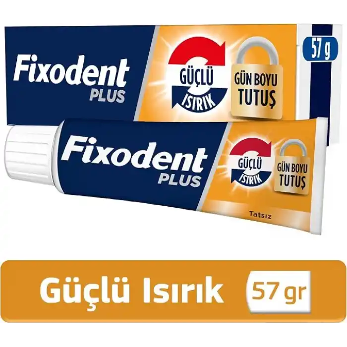 Fixodent Plus Güçlü Isırık Diş Protezi Yapıştırıcı Krem 57 g