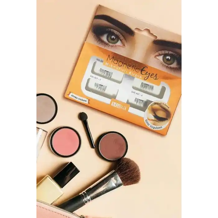 Mara Kozmetik Magnetic Eyes Mıknatıslı Kirpik Extra Yoğun, Siyah