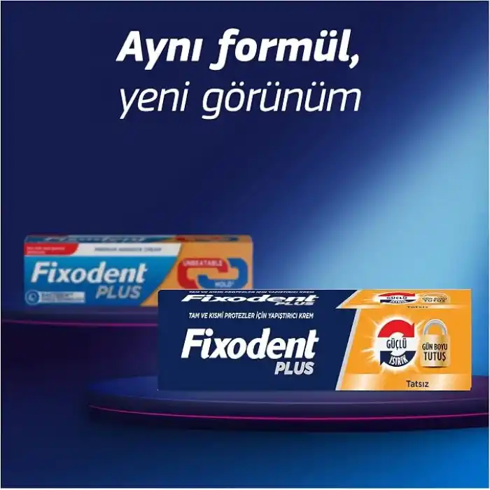 Fixodent Plus Güçlü Isırık Diş Protezi Yapıştırıcı Krem 57 g