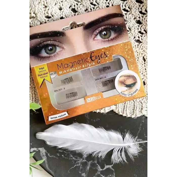 Mara Kozmetik Magnetic Eyes Mıknatıslı Kirpik Extra Yoğun, Siyah