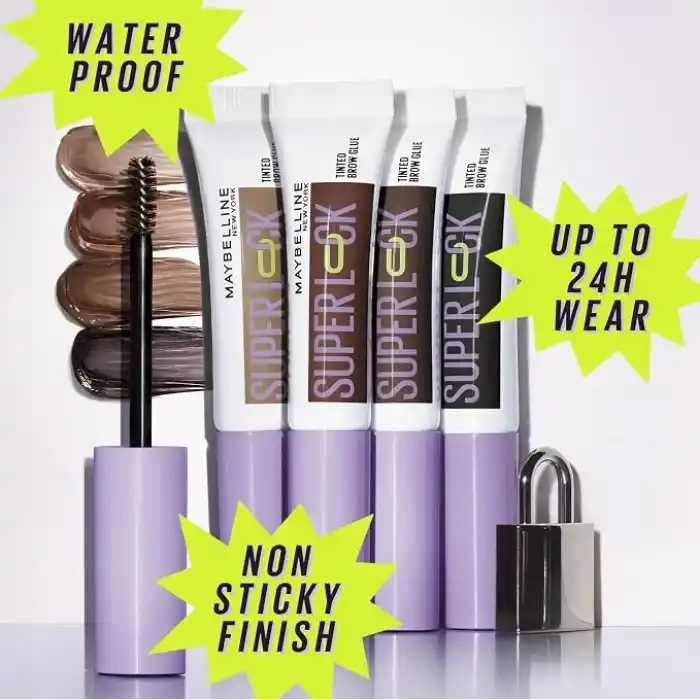 MAYBELLINE Super Lock Brow Glue Kaş Sabitleyici Maskara - Taupe