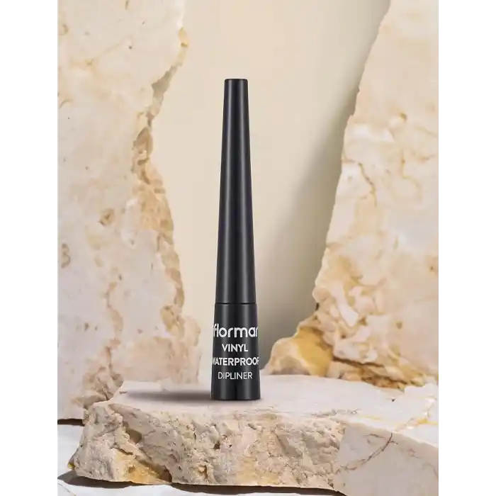 Flormar Suya Dayanıklı Parlak Dipliner (SİYAH) - Waterproof Dipliner - 001 Black - 8690604536498