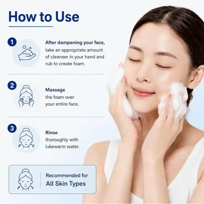 MISSHA 10 Çeşit Hyalüronik Asit İçeren Makyaj Temizleme Köpüğü200ml Super Aqua Ultra Hyalron Cleansing Foam