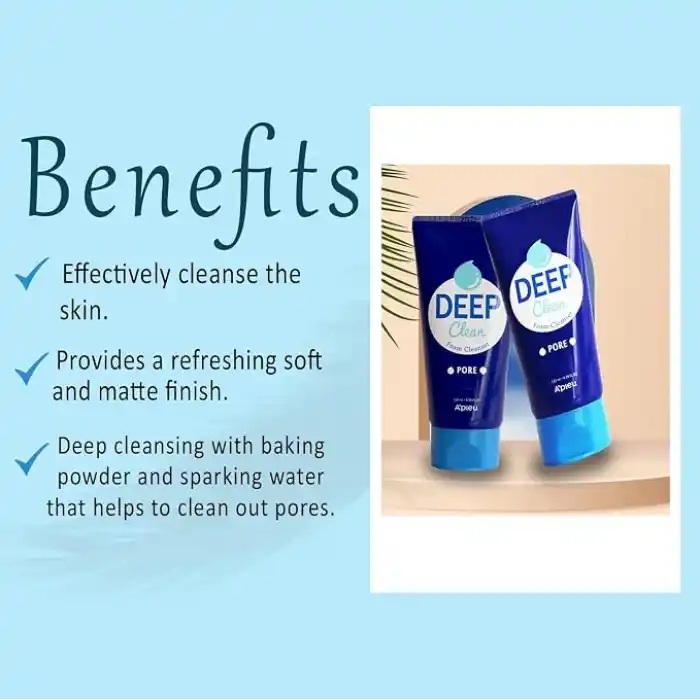 Gözenek Karşıtı Yüz Yıkama Köpüğü 130ml APIEU Deep Clean Foam Cleanser (Pore)