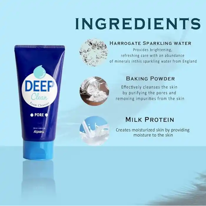 Gözenek Karşıtı Yüz Yıkama Köpüğü 130ml APIEU Deep Clean Foam Cleanser (Pore)