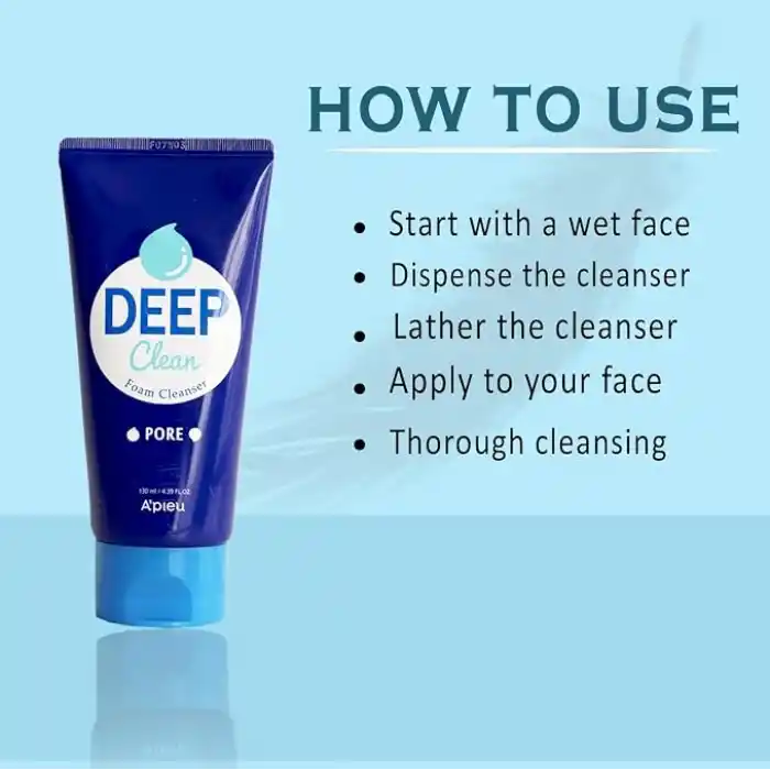 Gözenek Karşıtı Yüz Yıkama Köpüğü 130ml APIEU Deep Clean Foam Cleanser (Pore)