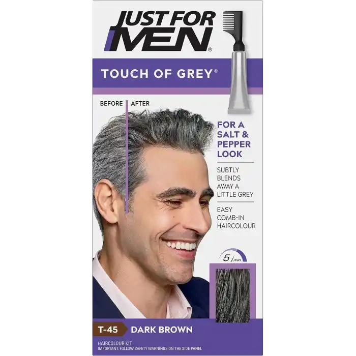 JUST FOR MEN Touch of Grey Koyu Kahve Saç Boyası