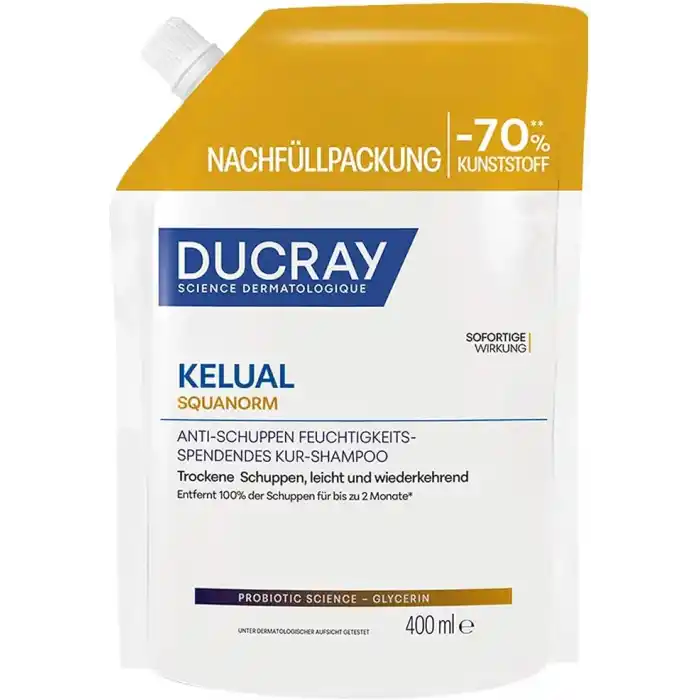 Kelual Squanorm Kuru Saçlar için Kepek Karşıtı Şampuan Refill 400 ML