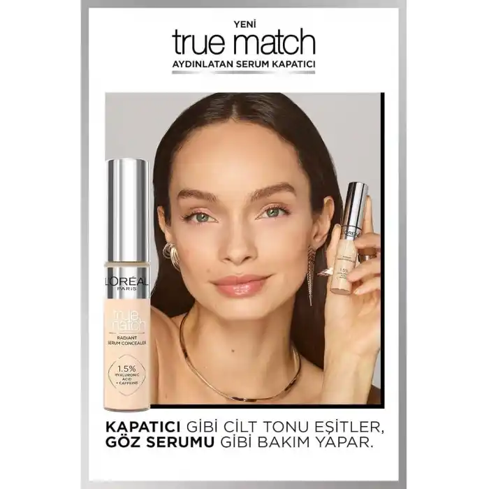 LOreal Paris True Match Aydınlatan Serum Kapatıcı - 1R